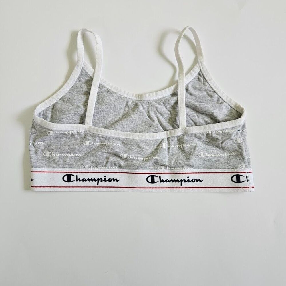 Champion Girls Lot 2 Heritage Strappy Bralette Gray Pink Size XL - Picture 7 of 10